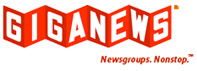 Giganews logo and link
